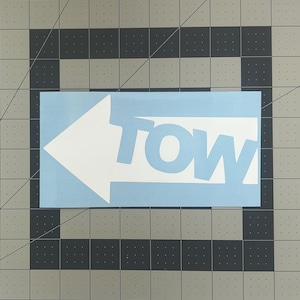 Tow v2 JDM Funny Sticker Decal