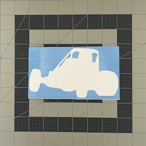 Wingless Sprint Car v1 Dirt Racing Race Car Dirt Track Sticker Decal