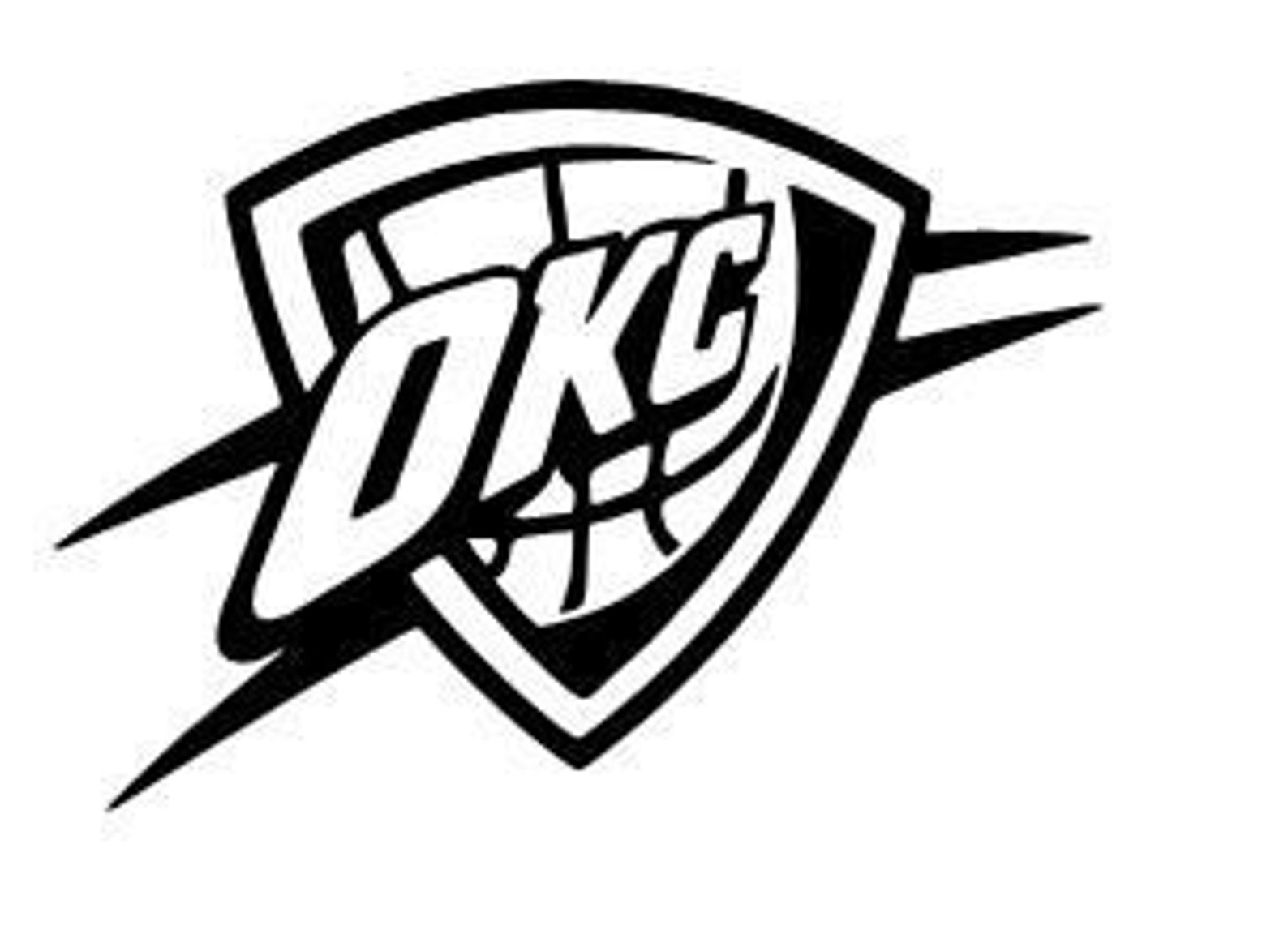 Oklahoma City Thunder OKC NBA Basketball Sticker Decal Etsy