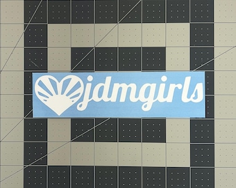 JDM Girls Ladies JDM Funny Sticker Decal