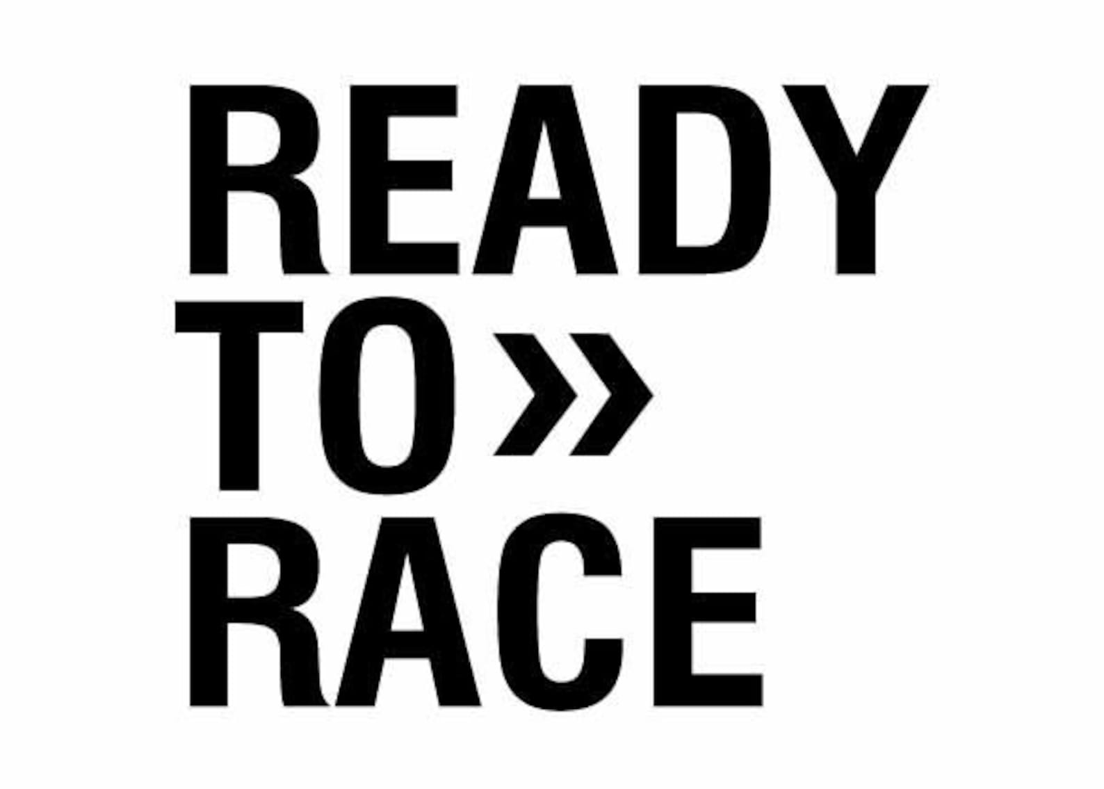 Ready to Race Racing Racecar Sticker Decal Etsy