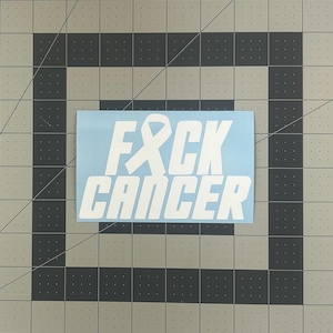 F**k Cancer v2 Sticker Decal