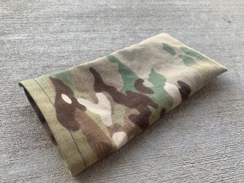 Multicam Cordura Camouflage Sunglasses Pouch, Case, Bag. Soft lined fabric, Draw Cord Bild 6