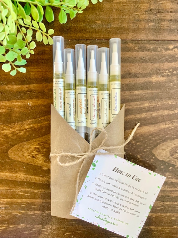 Natural Cuticle and Nail Oil - Pack of 2 Pens