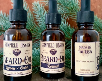 Handcrafted Beard Oil: All Natural Beard Conditioner