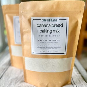 Handcrafted Banana Bread Baking Mix: Easy Homemade Recipe