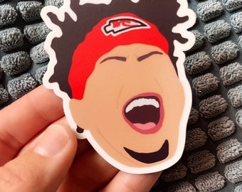 Patrick Mahomes, KC Chiefs Stickers, Mahomes, Stickers, Car Decals, Mahomes Sticker