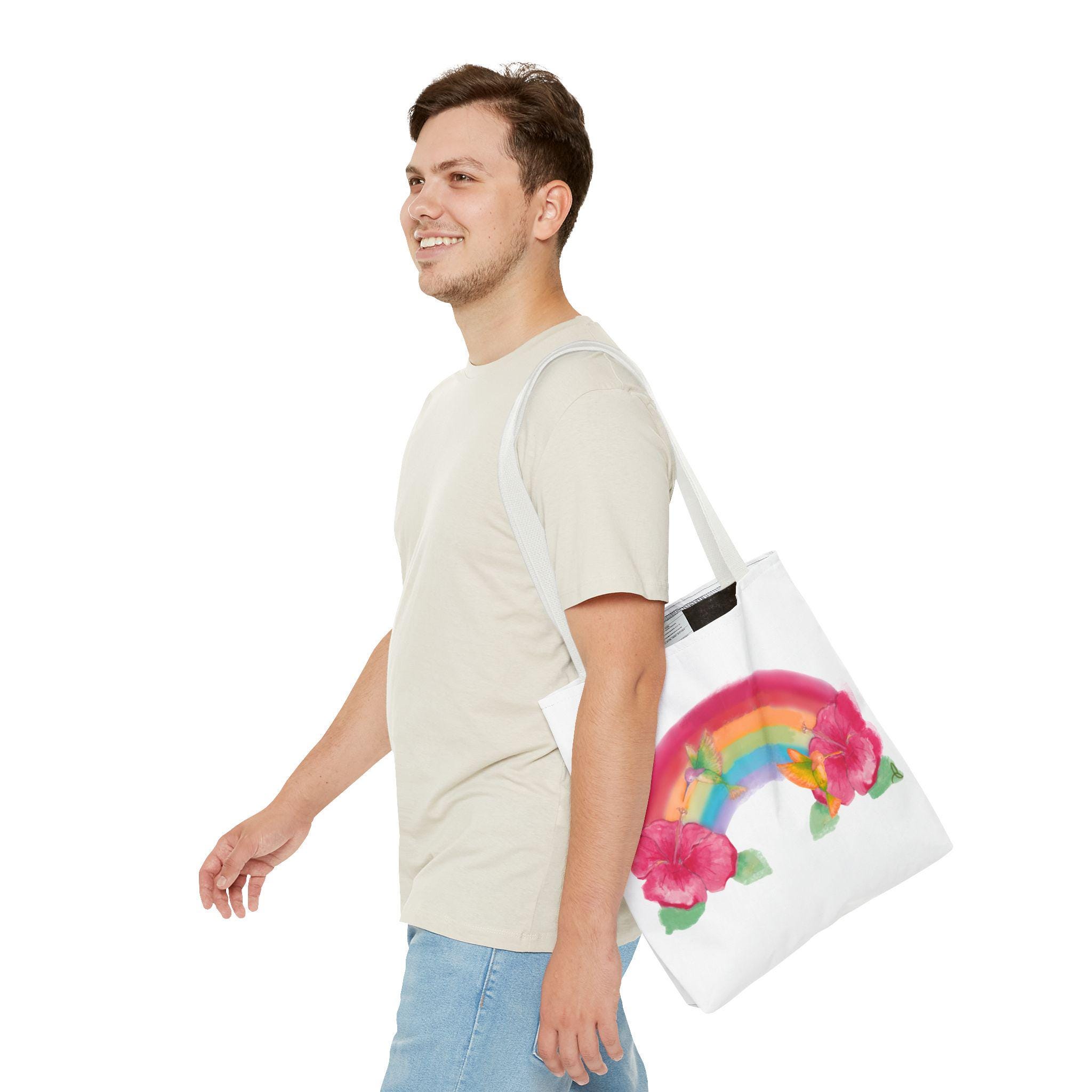 Ikea STORSTOMMA (FRAKTA) Large 71L Pride Rainbow Reusable Carrier Bags - View #2