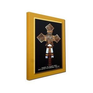 Canvas Gallery Wrap Art-Ethiopian Cross Home Decor