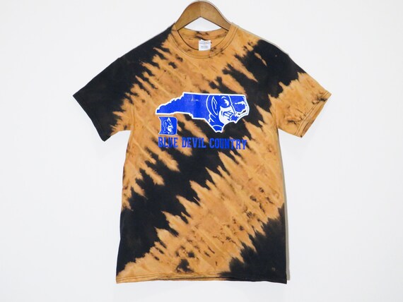 Duke University Tie Dye T-shirt Bleach 