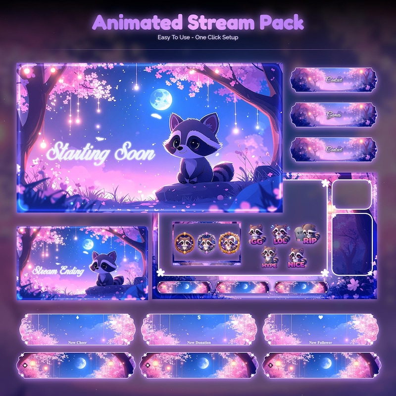 Png Tuber Stream Overlay - Etsy
