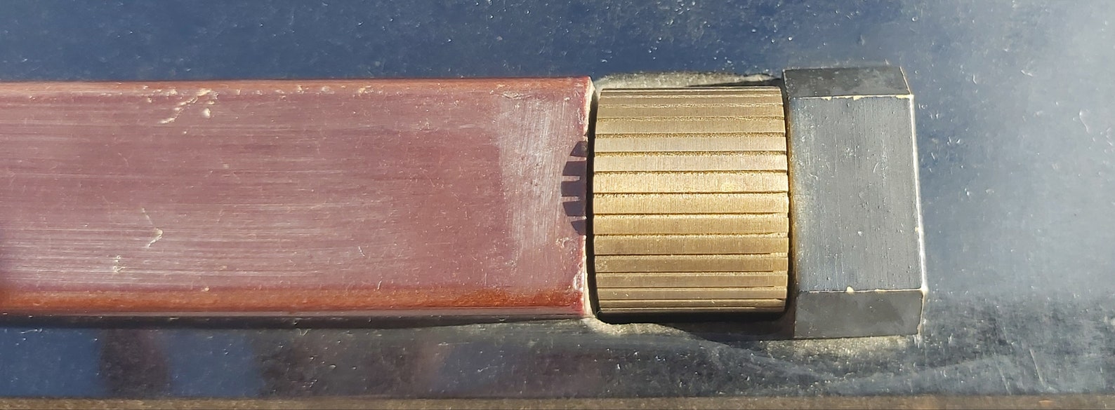 Vintage Ebony and Brass Rolling Straight Edge / Ruler Etsy