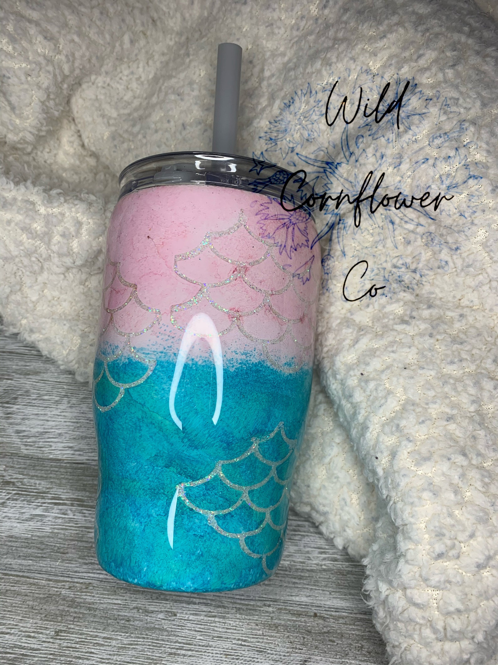 Mermaid Tumbler//alcohol Ink Tumbler//epoxy Tumbler//custom Etsy