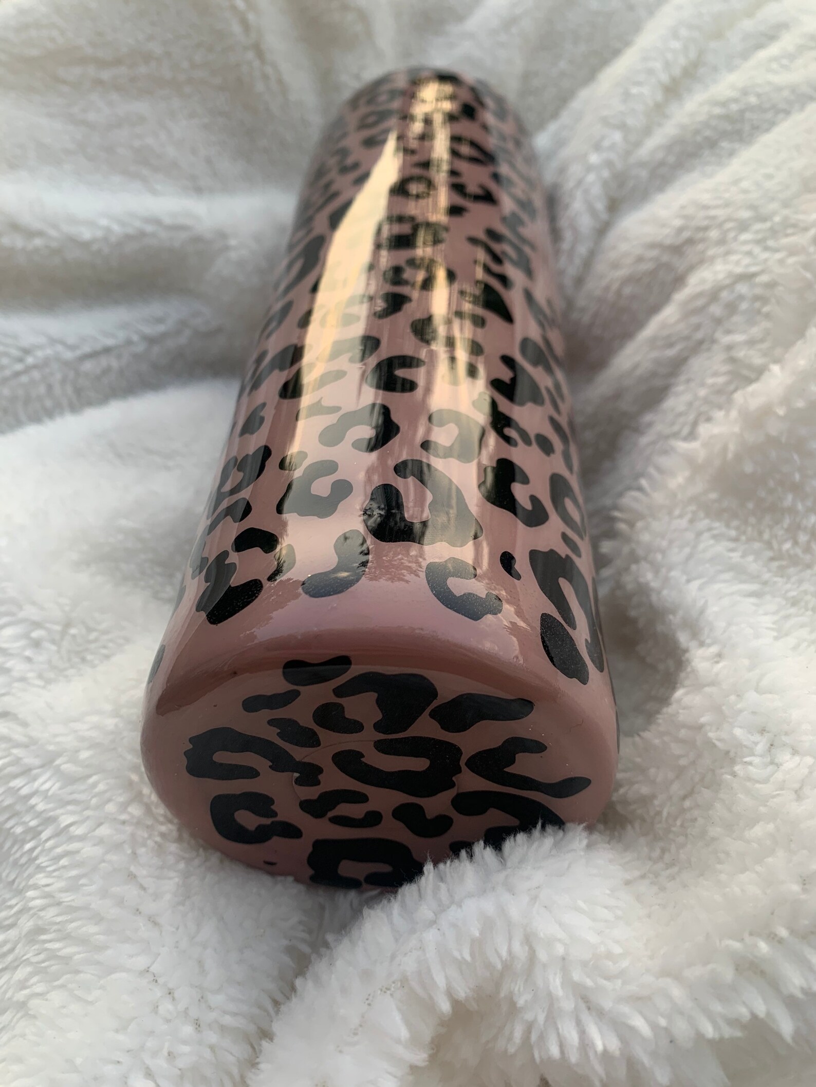 Leopard Tumbler//leopard is the New Black Tumbler//custom Etsy