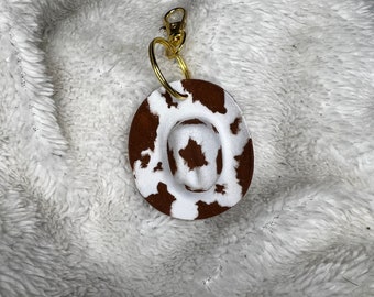 Cowboy Hat Keychain - Etsy