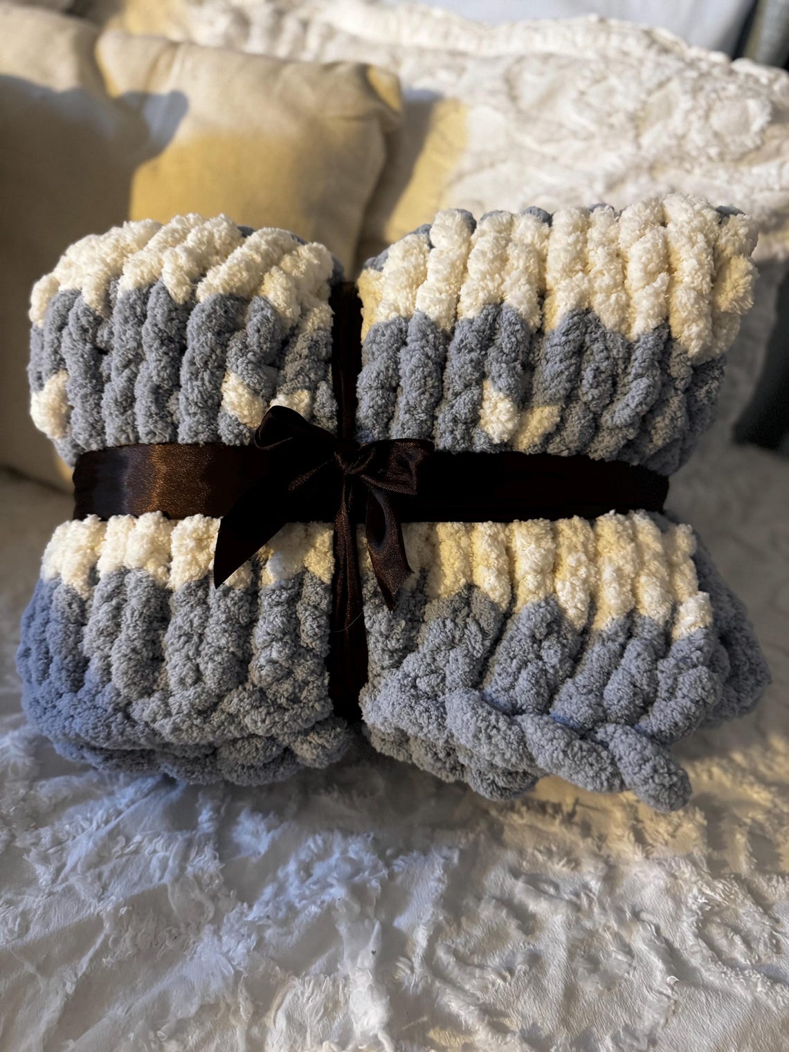 Heart Knit Blanket main image 1