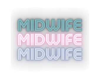 Midwife - Kiss-Cut Stickers