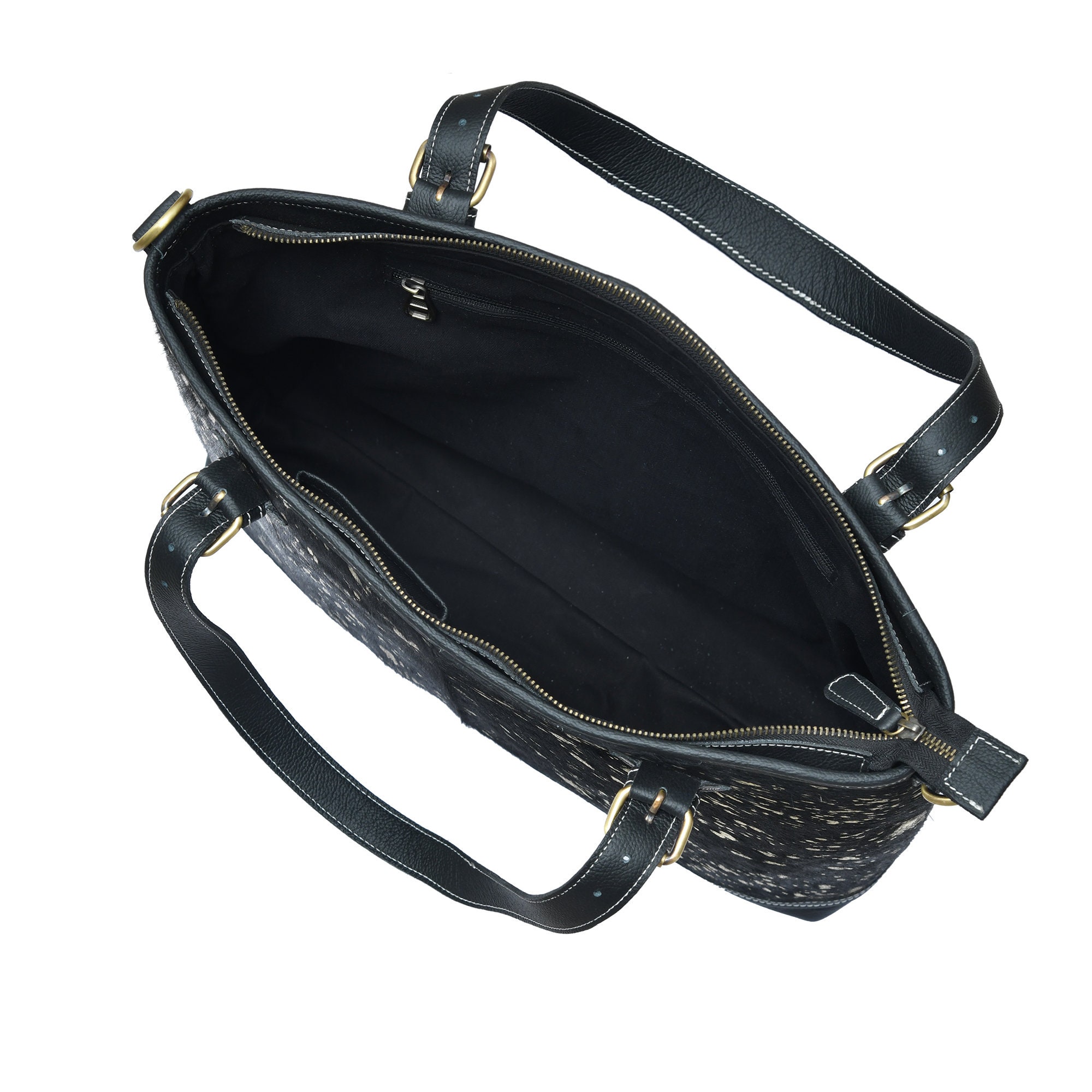 Cowhide Tote Handbag For HerTote Handbag For HerLaptop | Etsy