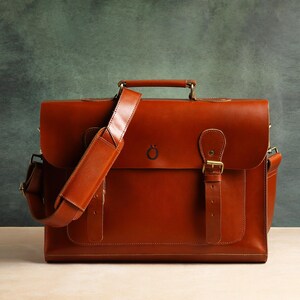 Sac pour ordinateur portable en cuir personnalisé, sac de travail en cuir avec compartiments, porte-documents personnalisé pour homme et femme, cadeaux de sac d'affaires professionnel