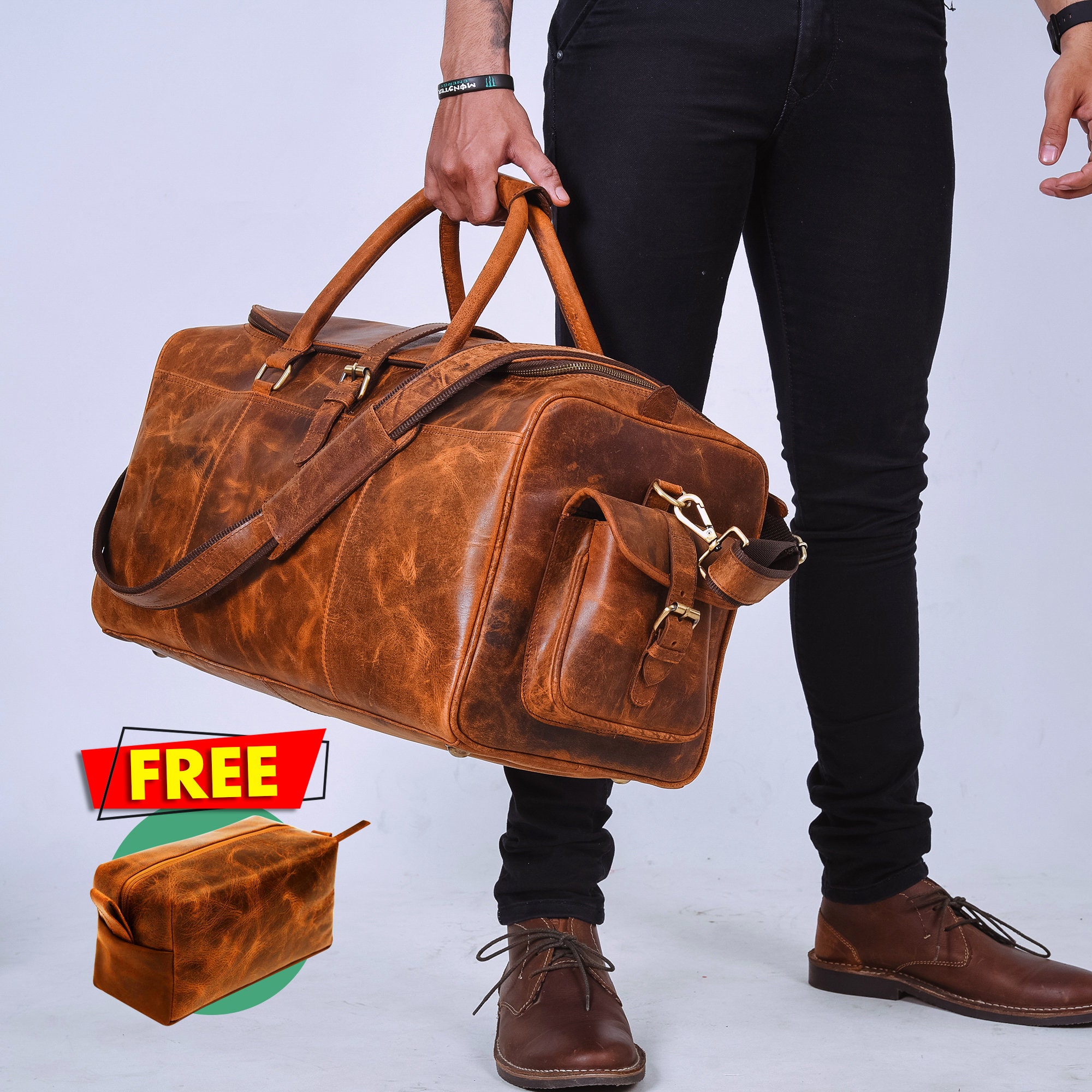 Full Grain Leather Duffle 