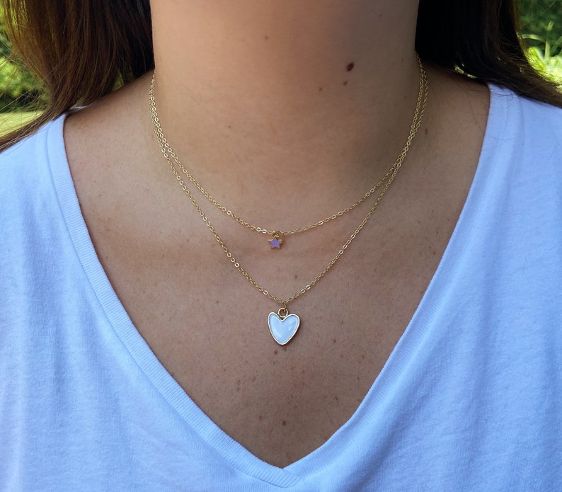 Rainbow Charm Necklace
