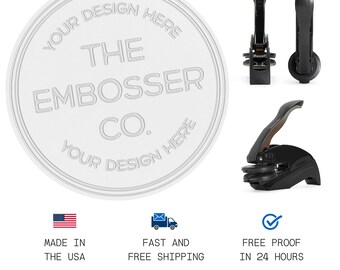 Custom Logo Embosser Stamp Personalized Wedding Embosser With Your Design Notary Embosser Stamp Custom Logo Seal