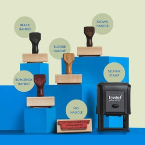 Wood Loyalty Stamp Self Inking Stamp