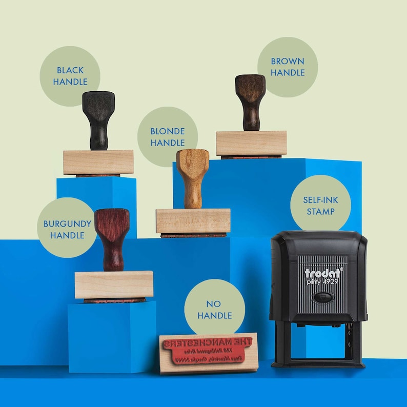 Wood Loyalty Stamp Self Inking Stamp