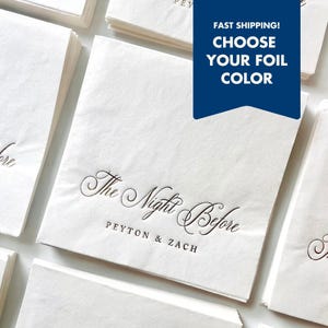 a pile of folded paper with the words, choose your foil color