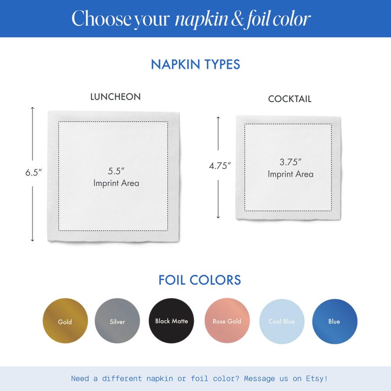 a diagram of napkins with different colors