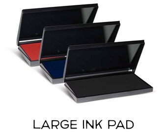 Ink Pad for Stamps Large Black Ink Pad Red Ink Black Ink Blue Ink Extra Large Stamp Pad, Ink Pad, Ink for Stamp, Ink for Stamp,