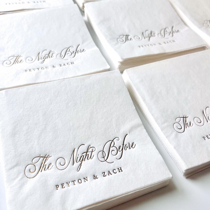 Gold Foil One Day Away Wedding Decorations