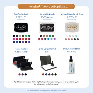 StazOn Ink Pad Choose Your Color(s) Ink Pad for Stamp Ink for Scrapbooking Archival and Acid Free Quick Drying Solvent Ink image 3
