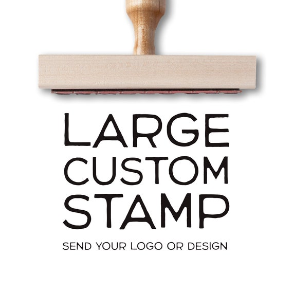 Custom Rubber Stamp with Logo Text,12 Sizes Personalized Stamps with Logo-Create  Your Own Stamp for Return Address Stamp, Teacher Stamps, Business