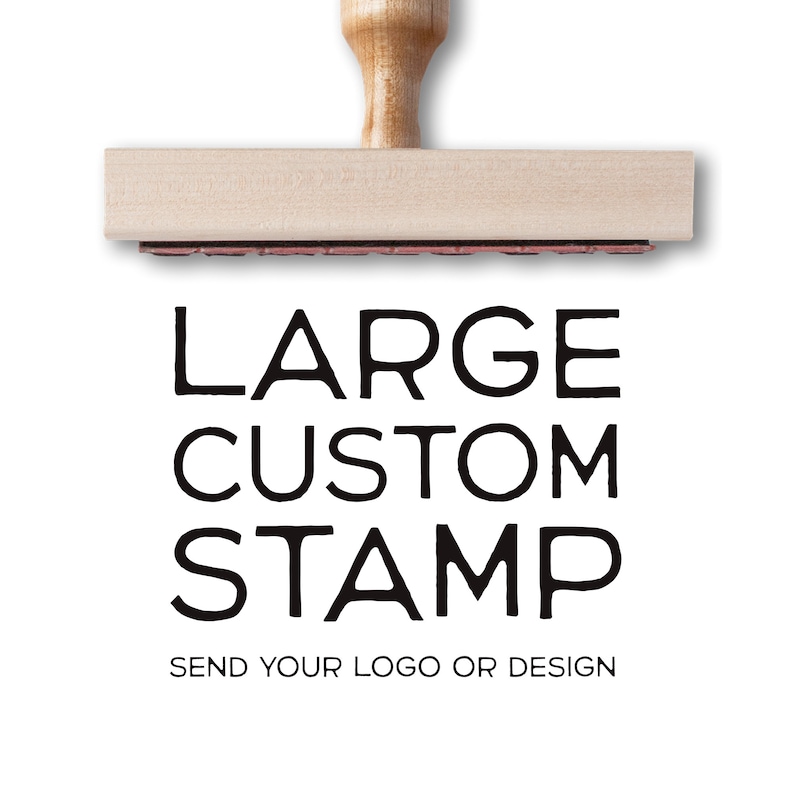 LARGE Custom Stamp Business Logo Stamp