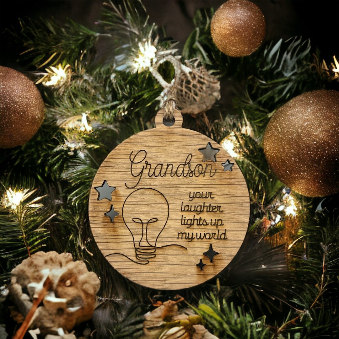 Grandson Christmas Ornaments 