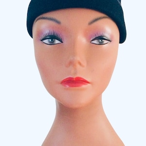 Vintage 1940s Navy Skull Cap by Louis Le Roi