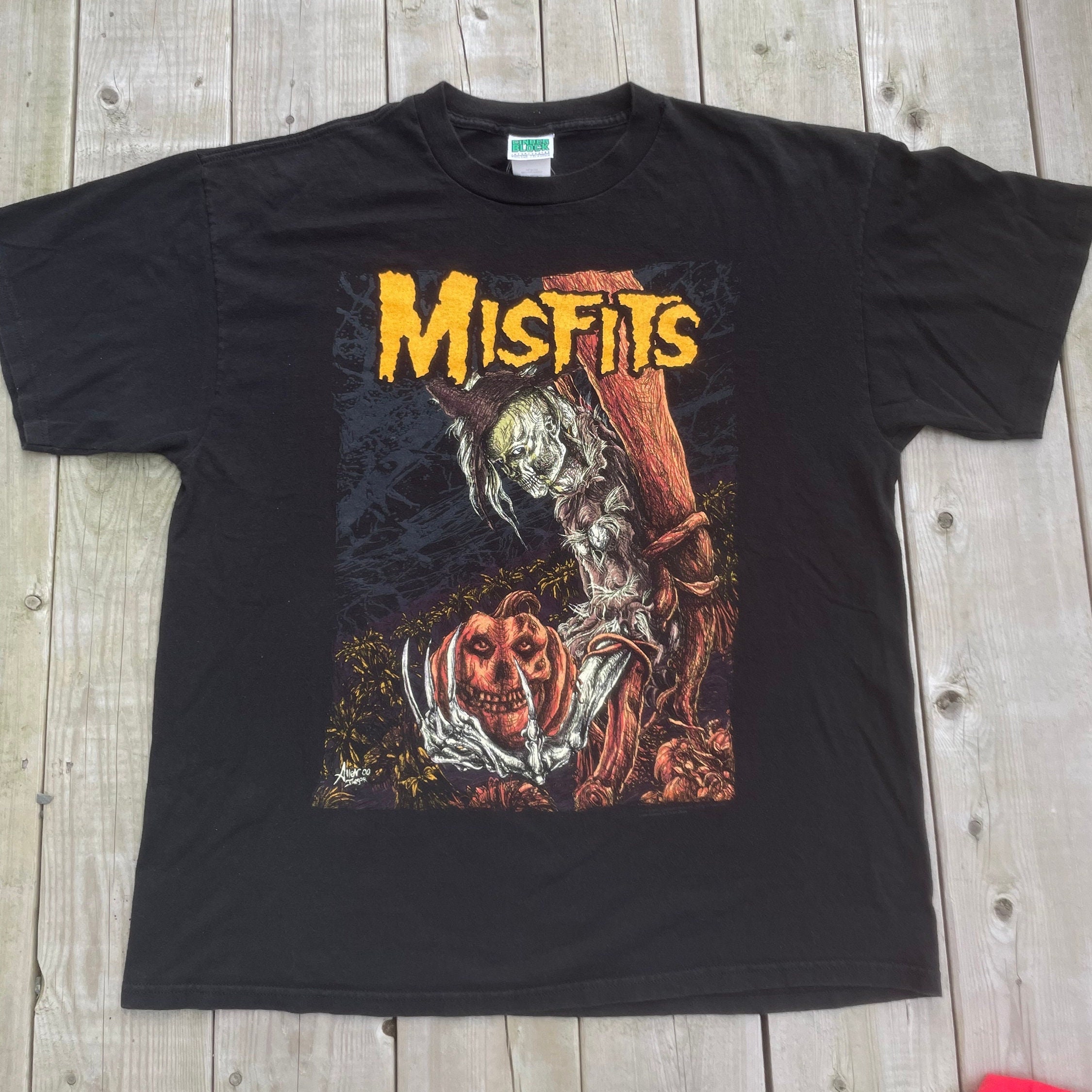 Vintage Misfits Band T Shirt XL Scarecrow Man 2001 Etsy