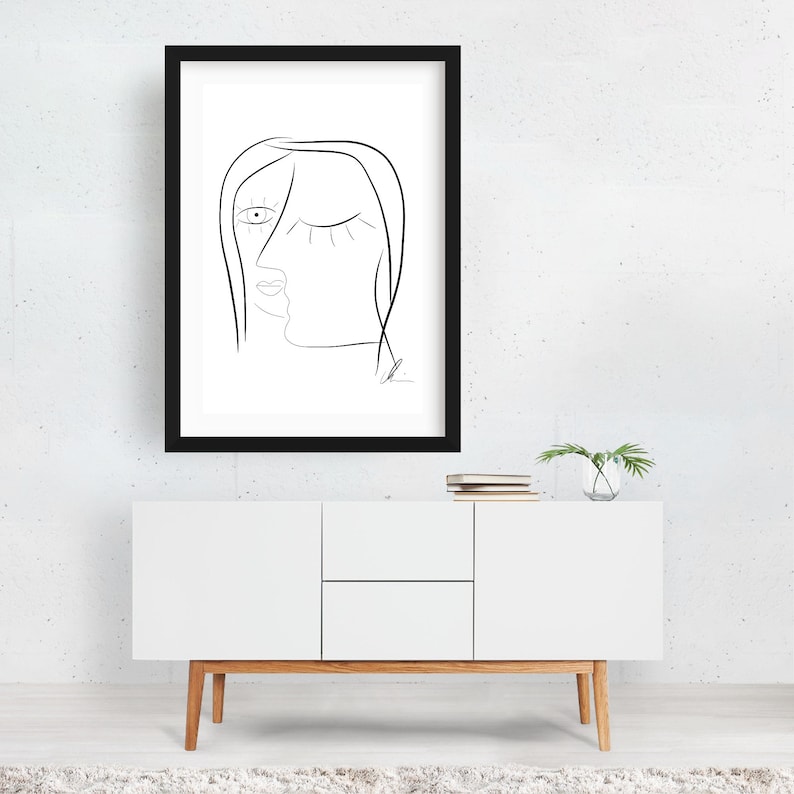 Feminine Print Feminine Wall Art Feminine Poster Figurative Etsy
