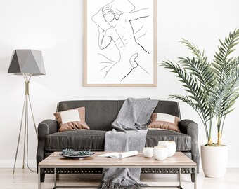 Nude Guy Room Decor - Etsy