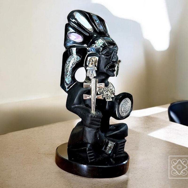 Aztec Silver Figure - Etsy