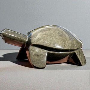 Mexican Obsidian Turtle - Etsy