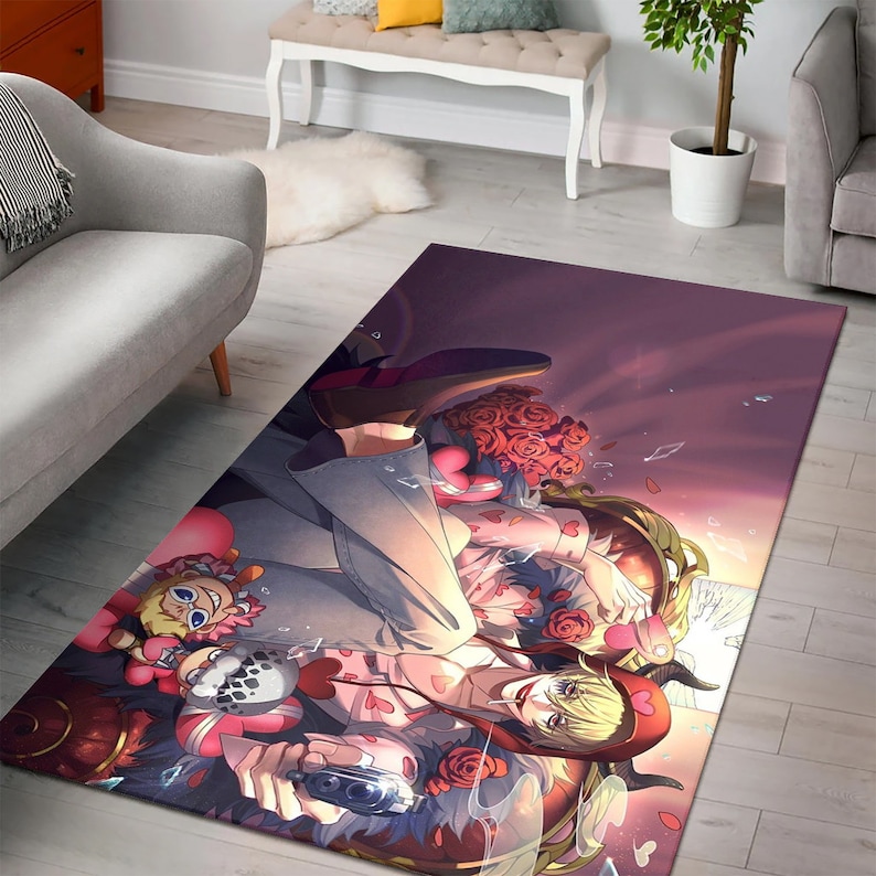 Rug Decor Home Anime Rug Anime Cute Floor Rug Carpet Room Japanese Anime Rug Carpet For Home One Piece Rug Home Living Rug