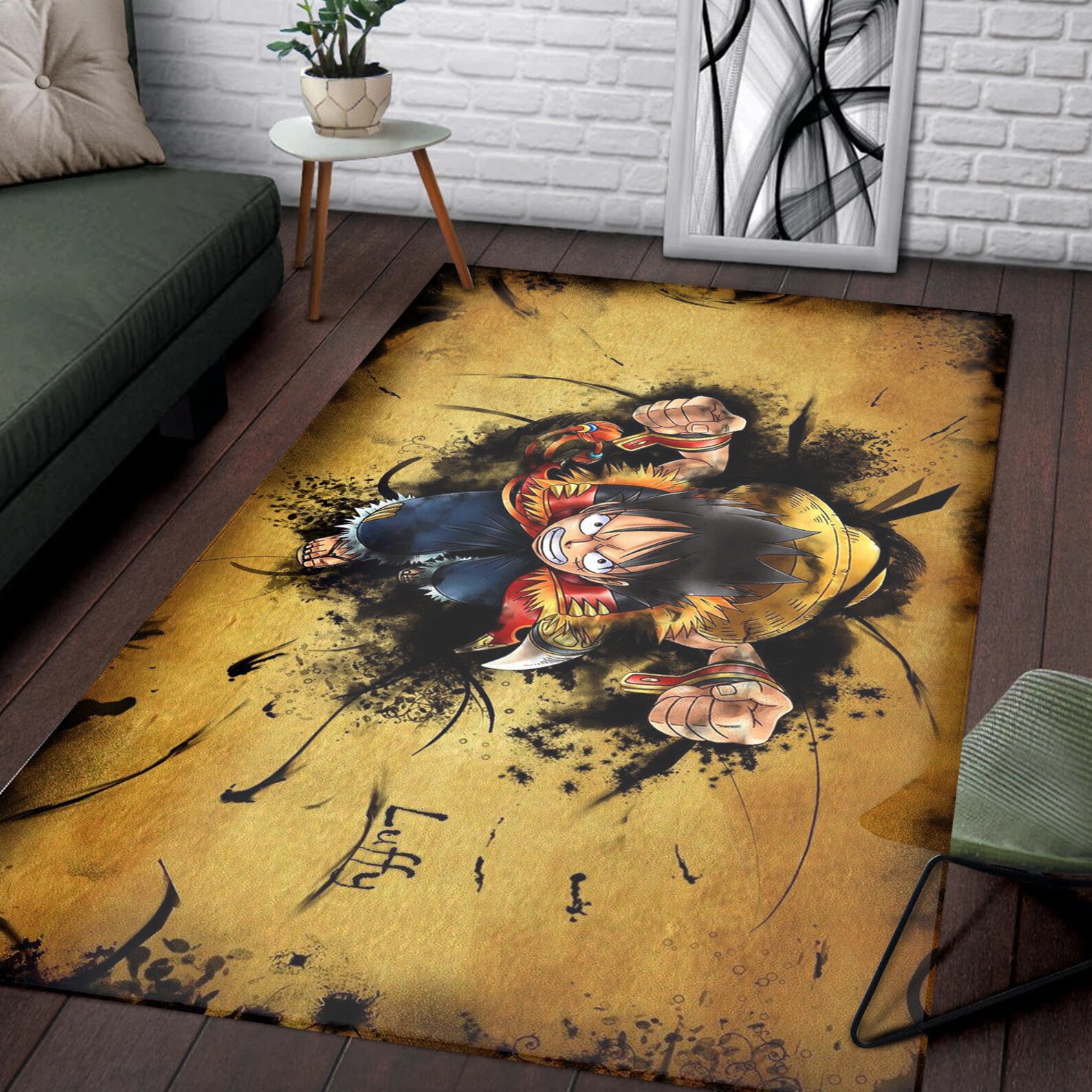 Anime Cute Floor Rug Carpet Room Home Living Rug Japanese Etsy