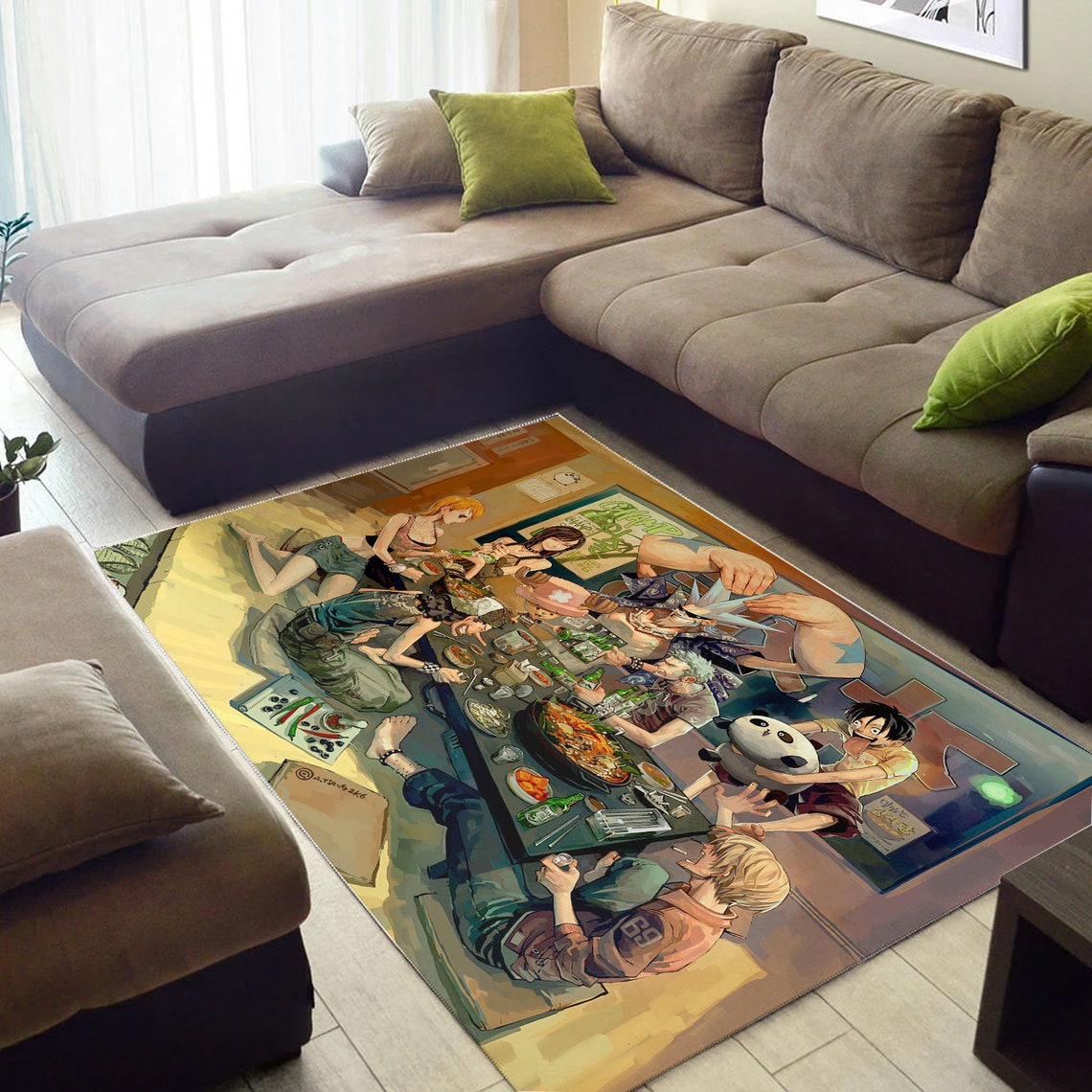 Anime Cute Floor Rug Carpet Room Home Living Rug Japanese | Etsy