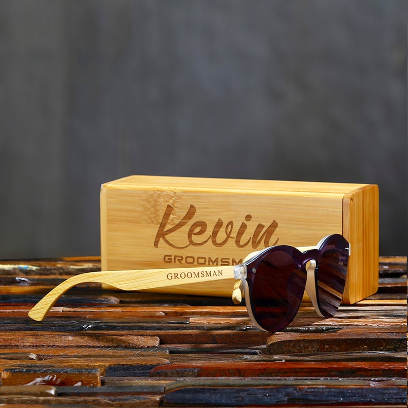 Groomsmen Gifts Personalized Sunglasses Custom Engraved Etsy