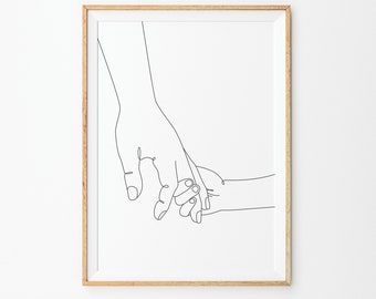Child Holding Hands Etsy