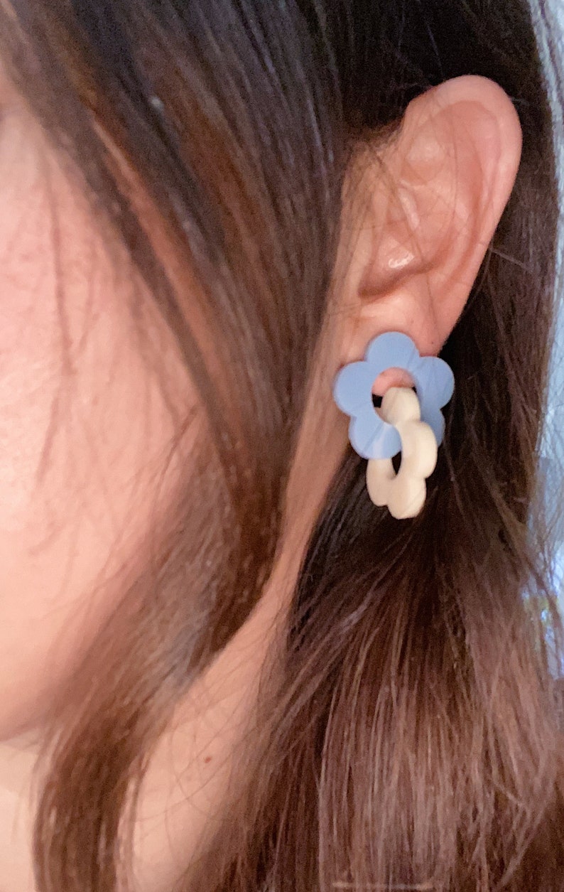 Flower Link Earrings