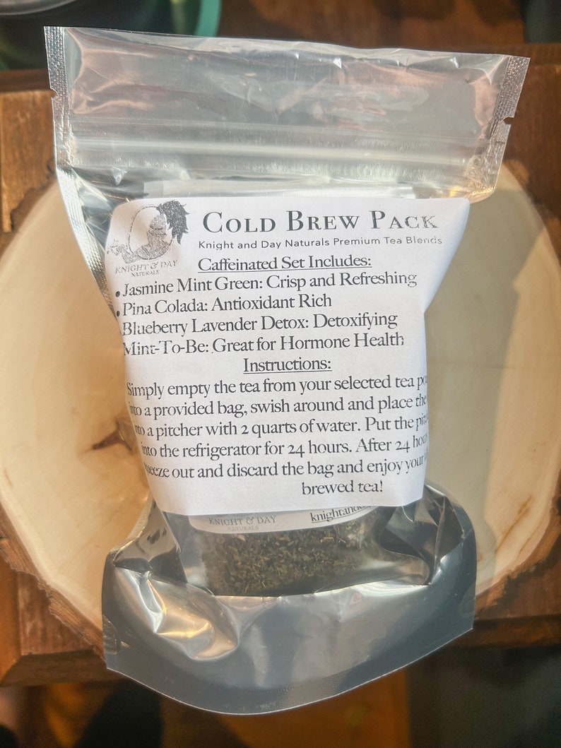 Brew Pack Cold Brew Tea Sampler Pack 24 Hour Brew EASY Iced Tea Caffeinated Pack ...