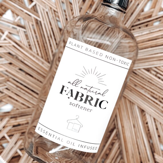 Fabric Softener Label 32oz. Glass Label Detergent Label Etsy